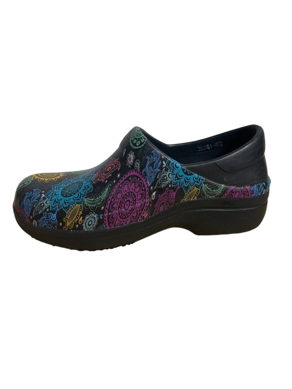 Crocs Women's Neria Pro II Graphic Clog Womens 5 Paisley Mandala